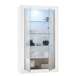 LC Spa Vitrine Urbino - Gris clair / Blanc -Meubles de salle à manger Soldes Magasin 1000178440 201029 08572200625 DETAILS P000000001000178440