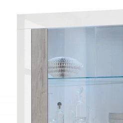LC Spa Vitrine Urbino - Gris clair / Blanc -Meubles de salle à manger Soldes Magasin 1000178440 201029 08574800626 DETAILS P000000001000178440