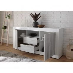 LC Spa Buffet Urbino I - Gris clair / Blanc 13 LC Spa Buffet Urbino I - Gris clair / Blanc -Meubles de salle à manger Soldes Magasin 1000178441 201029 08581000632 MOOD DETAILS P000000001000178441 mood