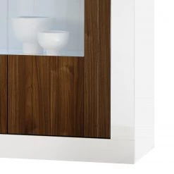 LC Spa Vitrine Urbino - Imitation noisetier / Blanc -Meubles de salle à manger Soldes Magasin 1000178447 201029 09012600684 DETAILS P000000001000178447