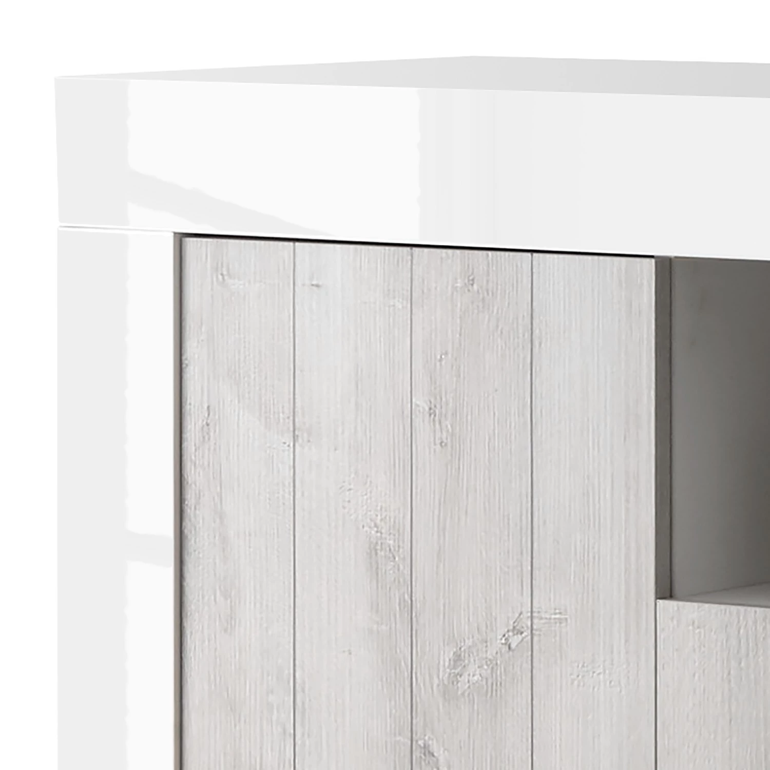 LC Spa Buffet Urbino II - Gris clair / Blanc 6 LC Spa Buffet Urbino II - Gris clair / Blanc – Image 6
