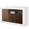 LC Spa Buffet Urbino II - Imitation noisetier / Blanc
