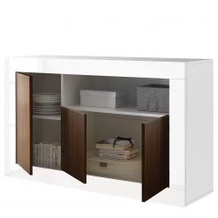 LC Spa Buffet Urbino II - Imitation noisetier / Blanc -Meubles de salle à manger Soldes Magasin 1000178456 201029 09062300767 DETAILS P000000001000178456