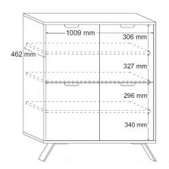 LC Spa Buffet haut Palma - Imitation Pero -Meubles de salle à manger Soldes Magasin 1000178603 190703 13284700017 SKETCH GALLERYIMAGES P000000001000178603 sketch