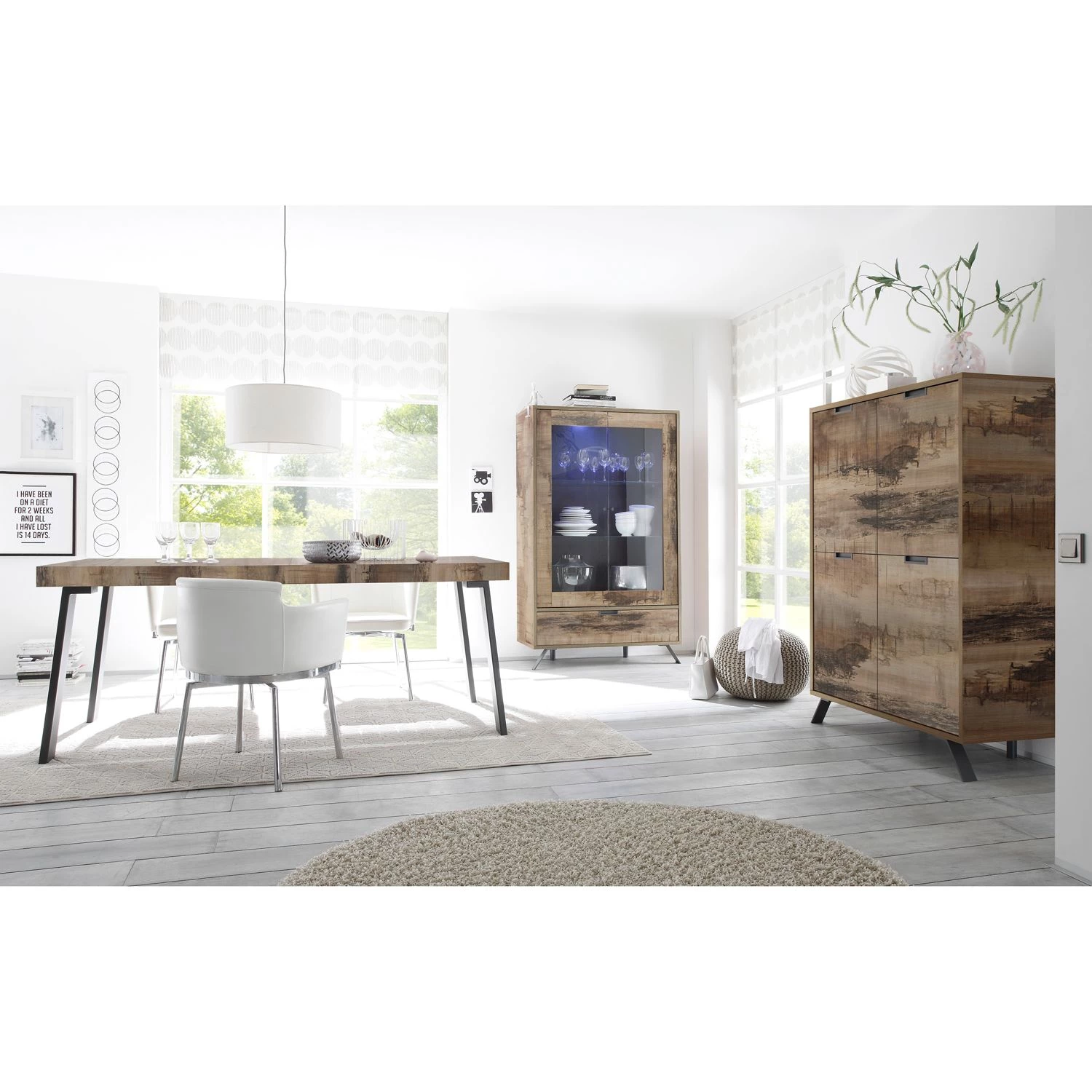 LC Spa Armoire vitrine Palma - Imitation Pero 3 LC Spa Armoire vitrine Palma - Imitation Pero – Image 3