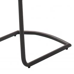 Fredriks Chaises cantilever Macapa (lot de 2) - Imitation cuir / Tissé à plat - Noir - Gris -Meubles de salle à manger Soldes Magasin 1000179034 190725 10291900126 DETAILS P000000001000179034