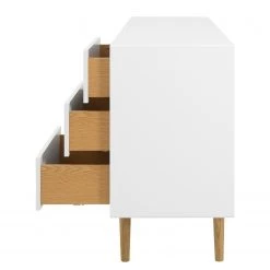 Tenzo Buffet Svea II - Blanc / Imitation chêne -Meubles de salle à manger Soldes Magasin 1000179426 210728 10150400050 DETAILS P000000001000179426