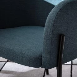 Mørteens Chaises à accoudoirs Menly - Tissu / Métal - Noir - Bleu Gris 23 Mørteens Chaises à accoudoirs Menly - Tissu / Métal - Noir - Bleu Gris -Meubles de salle à manger Soldes Magasin 1000179462 200122 12294700025 DETAILS P000000001000179462