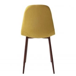 Mørteens Chaise capitonnée Iskmo VI - Tissu / Métal - Imitation noyer - Jaune moutarde - Lot de 2 17 Mørteens Chaise capitonnée Iskmo VI - Tissu / Métal - Imitation noyer - Jaune moutarde - Lot de 2 -Meubles de salle à manger Soldes Magasin 1000179471 200121 14403800066 DETAILS P000000001000179471