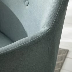 Mørteens Chaises à accoudoirs Mehle - Tissu / Métal - Noir - Vert menthe -Meubles de salle à manger Soldes Magasin 1000179473 200310 11380600047 DETAILS P000000001000179473