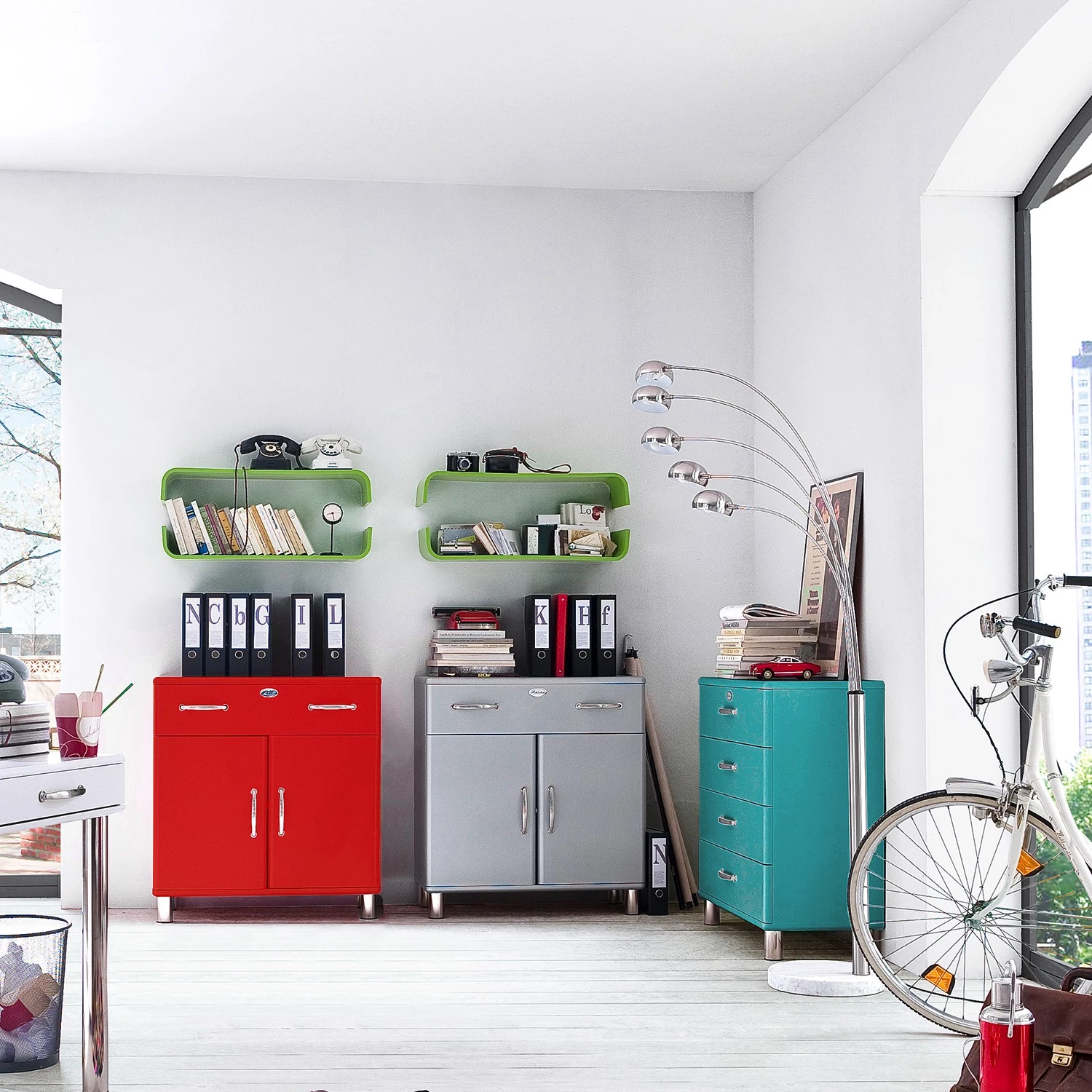 Tenzo Commode Malibu I - Turquoise 2 Tenzo Commode Malibu I - Turquoise – Image 2