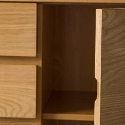 Ars Natura Commode Nozza - Placage en bois véritable - Chêne / Noir 36 Ars Natura Commode Nozza - Placage en bois véritable - Chêne / Noir -Meubles de salle à manger Soldes Magasin 1000182823 200214 14501900035 DETAILS P000000001000182823