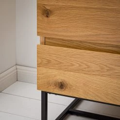 Ars Natura Commode Nozza - Placage en bois véritable - Chêne / Noir 29 Ars Natura Commode Nozza - Placage en bois véritable - Chêne / Noir -Meubles de salle à manger Soldes Magasin 1000182823 200306 14374700011 MOOD DETAILS P000000001000182823 mood