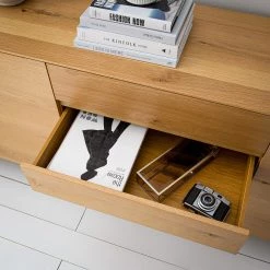 Ars Natura Buffet Nozza I - Placage en bois véritable - Chêne / Noir -Meubles de salle à manger Soldes Magasin 1000182824 200306 14374700017 MOOD DETAILS P000000001000182824 mood