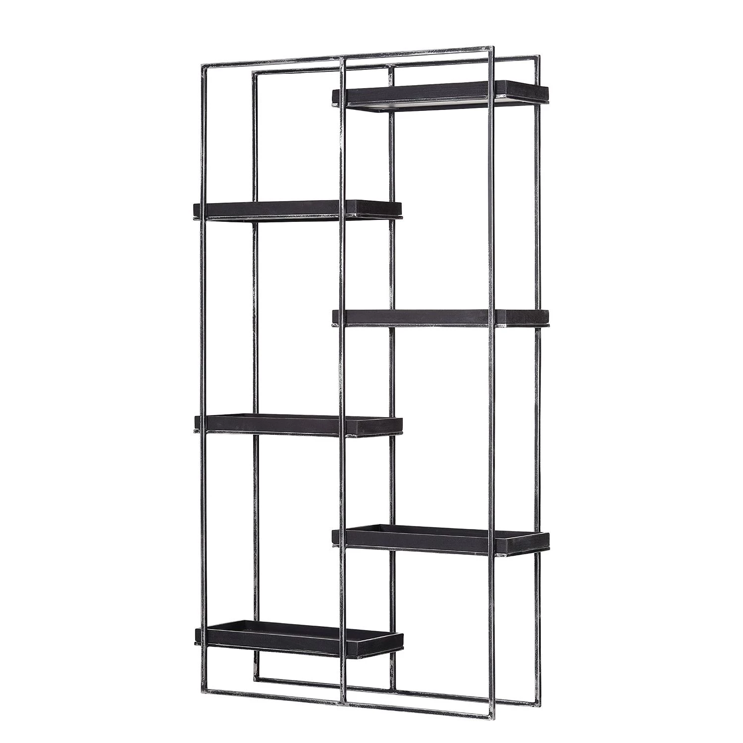 Red Living Étagère Pondo - Acacia massif / Métal - Acacia noir / Noir 1 Red Living Étagère Pondo - Acacia massif / Métal - Acacia noir / Noir