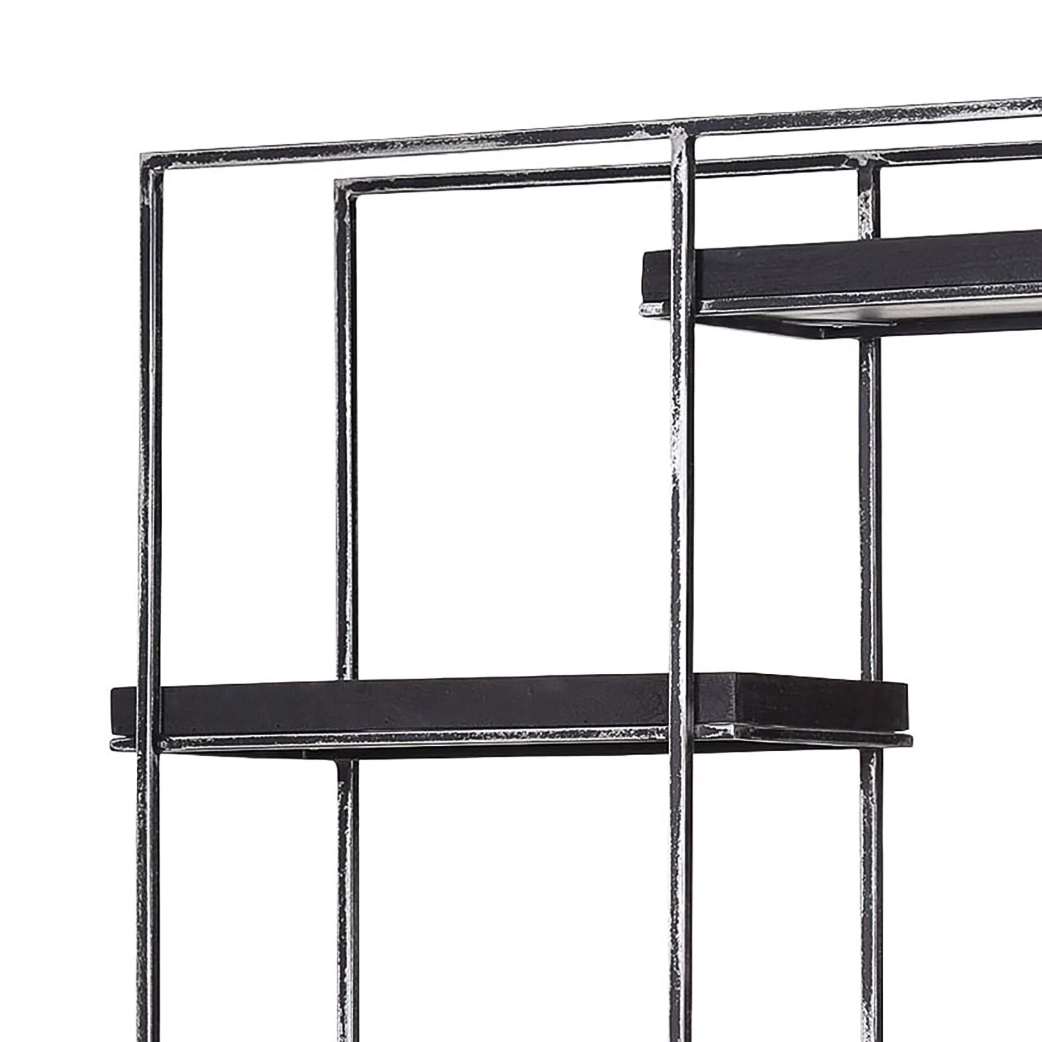 Red Living Étagère Pondo - Acacia massif / Métal - Acacia noir / Noir 3 Red Living Étagère Pondo - Acacia massif / Métal - Acacia noir / Noir – Image 3