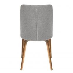 Mørteens Chaises Brea (lot de 2) - Tissu / Frêne massif - Frêne - Gris clair -Meubles de salle à manger Soldes Magasin 1000183821 200131 13092300012 DETAILS P000000001000183821