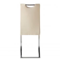 Fredriks Chaises cantilever Nevia I - Imitation cuir / Métal - Chrome - Cuir synthétique Aleli: Créme - Lot de 2 19 Fredriks Chaises cantilever Nevia I - Imitation cuir / Métal - Chrome - Cuir synthétique Aleli: Créme - Lot de 2 -Meubles de salle à manger Soldes Magasin 1000183823 200131 13175500069 DETAILS P000000001000183823