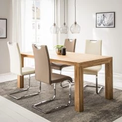 Fredriks Chaises cantilever Nevia I - Imitation cuir / Métal - Chrome - Cuir synthétique Aleli: Créme - Lot de 2 15 Fredriks Chaises cantilever Nevia I - Imitation cuir / Métal - Chrome - Cuir synthétique Aleli: Créme - Lot de 2 -Meubles de salle à manger Soldes Magasin 1000183823 200206 06303500053 MOOD DETAILS P000000001000183823 mood