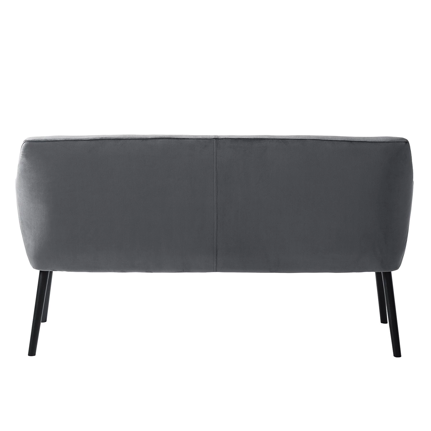 Mørteens Banquette Nicholas IV - Velours / Hévéa massif - Gris foncé / Noir 6 Mørteens Banquette Nicholas IV - Velours / Hévéa massif - Gris foncé / Noir – Image 6