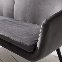 Mørteens Banquette Nicholas IV - Velours / Hévéa massif - Gris foncé / Noir 22 Mørteens Banquette Nicholas IV - Velours / Hévéa massif - Gris foncé / Noir -Meubles de salle à manger Soldes Magasin 1000183891 200331 06181600015 DETAILS P000000001000183891