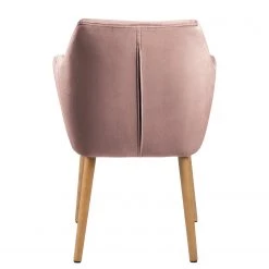 Mørteens Chaises à accoudoirs Nicholas VI - Velours / Chêne massif - 1 chaise -Meubles de salle à manger Soldes Magasin 1000183898 190911 16492300004 DETAILS P000000001000183898