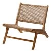 Ars manufacti Fauteuil design Sulina - Rotin /Teck massif - Naturel / Teck