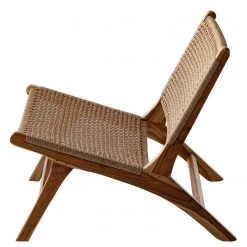 Ars manufacti Fauteuil design Sulina - Rotin /Teck massif - Naturel / Teck -Meubles de salle à manger Soldes Magasin 1000183938 200417 13483600005 DETAILS P000000001000183938