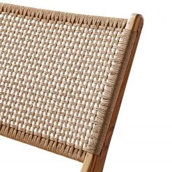 Ars manufacti Fauteuil design Sulina - Rotin /Teck massif - Naturel / Teck -Meubles de salle à manger Soldes Magasin 1000183938 200417 13485100008 DETAILS P000000001000183938