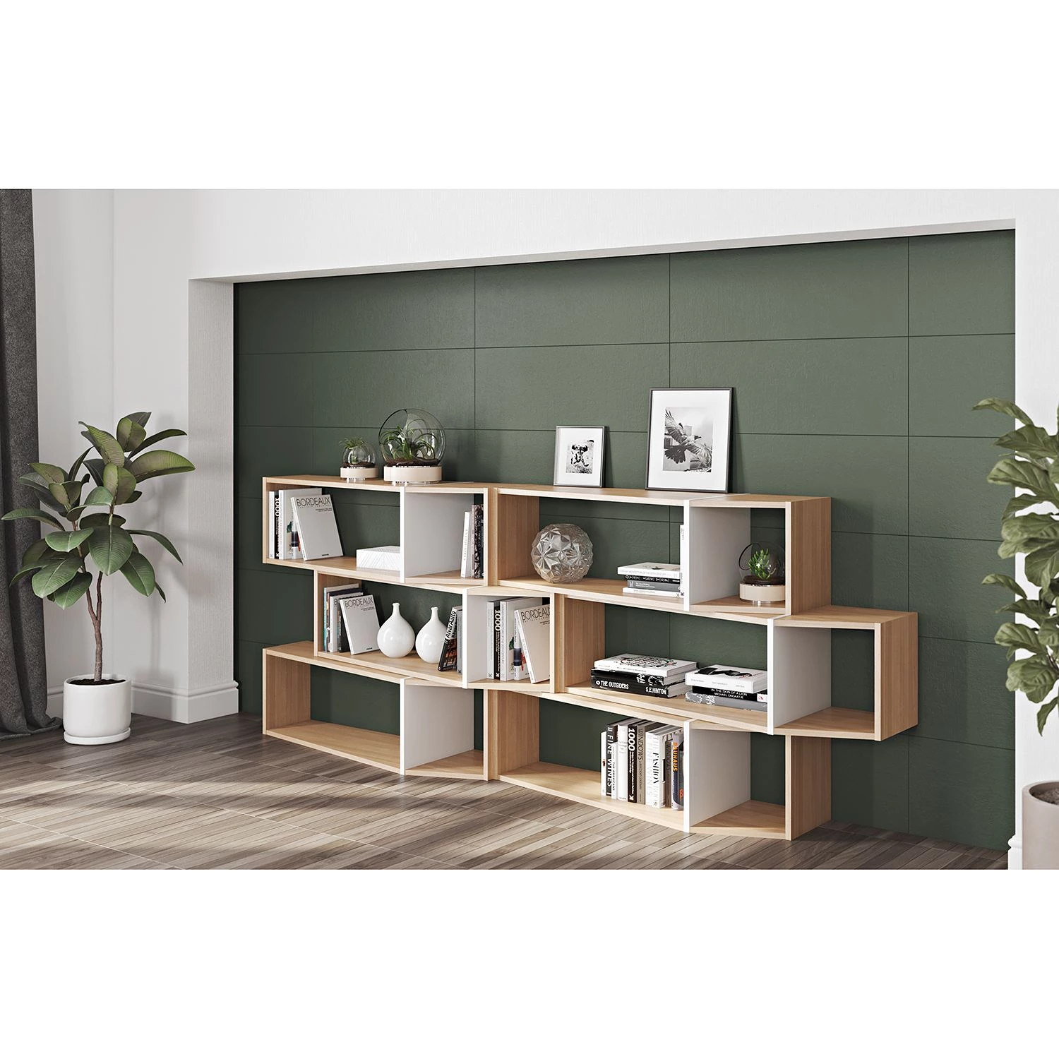 Temahome Étagères One II - Chêne / Blanc 2 Temahome Étagères One II - Chêne / Blanc – Image 2