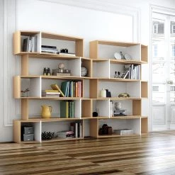 Temahome Étagères One II - Chêne / Blanc 12 Temahome Étagères One II - Chêne / Blanc -Meubles de salle à manger Soldes Magasin 1000183985 190806 13223100018 MOOD DETAILS P000000001000183985 mood