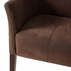 Ars Natura Chaises à accoudoirs Esquina - Imitation cuir / Rotin - Marron vintage / Marron clair chiné -Meubles de salle à manger Soldes Magasin 1000184165 200206 10111300010 DETAILS P000000001000184165