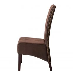 Ars Natura Chaises Julio (lot de 2) - Imitation cuir / Rotin - Marron vintage / Marron clair chiné -Meubles de salle à manger Soldes Magasin 1000184166 200317 14454600007 DETAILS P000000001000184166