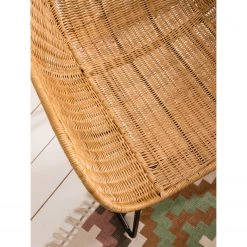 Ars manufacti Chaises à accoudoirs Vuna - Rotin / Métal - Rotin naturel / Noir -Meubles de salle à manger Soldes Magasin 1000184178 200317 14460100035 DETAILS P000000001000184178