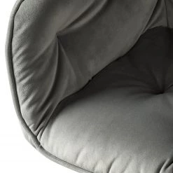 Jack & Alice Chaises à accoudoirs Tilly - Velours / Métal - Noir - Gris -Meubles de salle à manger Soldes Magasin 1000184190 200207 09400700025 DETAILS P000000001000184190