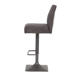 Loftscape Chaises de bar Topid (lot de 2) - Microfibre / Acier - Gris vintage / Gris -Meubles de salle à manger Soldes Magasin 1000184869 190826 17314800089 DETAILS P000000001000184869