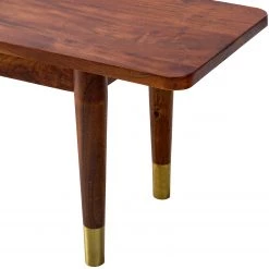 Ars manufacti Banc Baxley - Acacia massif / Métal - Acacia / Doré -Meubles de salle à manger Soldes Magasin 1000187123 200113 16023400071 DETAILS P000000001000187123