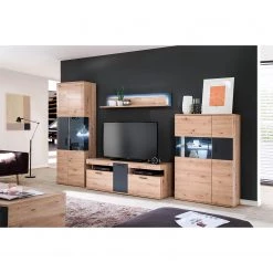 Naturoo Étagère murale Callington I - Imitation planches de chêne / Anthracite -Meubles de salle à manger Soldes Magasin 1000187540 190920 09480000006 MOOD DETAILS P000000001000187540 mood