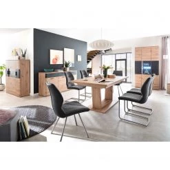 Naturoo Buffet haut Callington I - Imitation planches de chêne / Anthracite -Meubles de salle à manger Soldes Magasin 1000187552 190920 09480100014 MOOD DETAILS P000000001000187552 mood