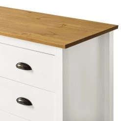 Maison Belfort Commode Rivery II - Pin massif - Blanc -Meubles de salle à manger Soldes Magasin 1000187565 200205 11113100005 DETAILS P000000001000187565