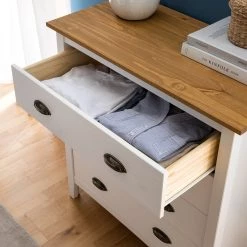 Maison Belfort Commode Rivery II - Pin massif - Blanc -Meubles de salle à manger Soldes Magasin 1000187565 200312 14522700003 DETAILS P000000001000187565