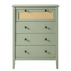 Maison Belfort Commode Belleria II - Pin massif - Vert olive clair -Meubles de salle à manger Soldes Magasin 1000187570 200205 11113200039 DETAILS P000000001000187570
