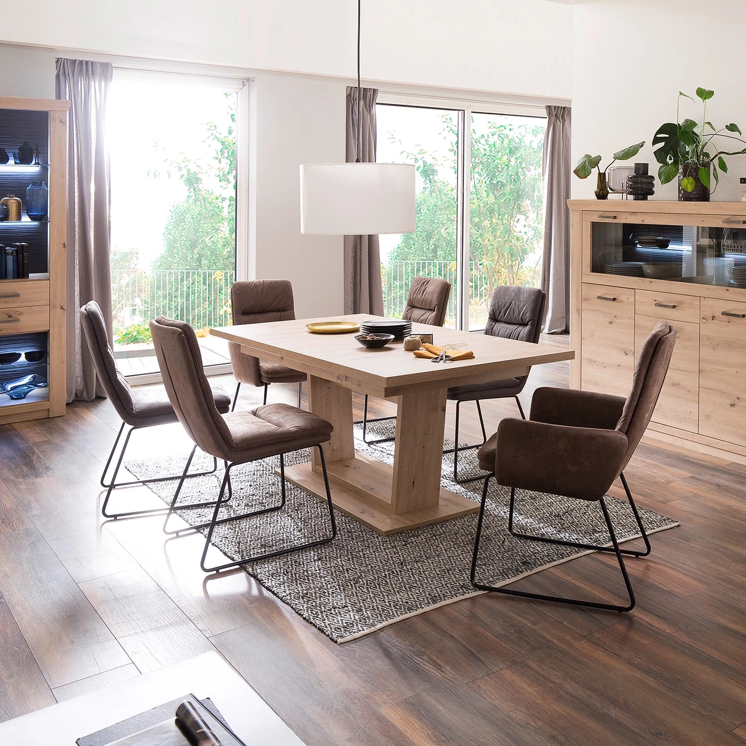 Naturoo Table Mendes - Imitation planches de chêne 2 Naturoo Table Mendes - Imitation planches de chêne – Image 2