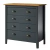 Maison Belfort Commode Rivery II - Pin massif - Anthracite