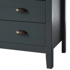 Maison Belfort Commode Rivery II - Pin massif - Anthracite -Meubles de salle à manger Soldes Magasin 1000187578 200205 11113300057 DETAILS P000000001000187578