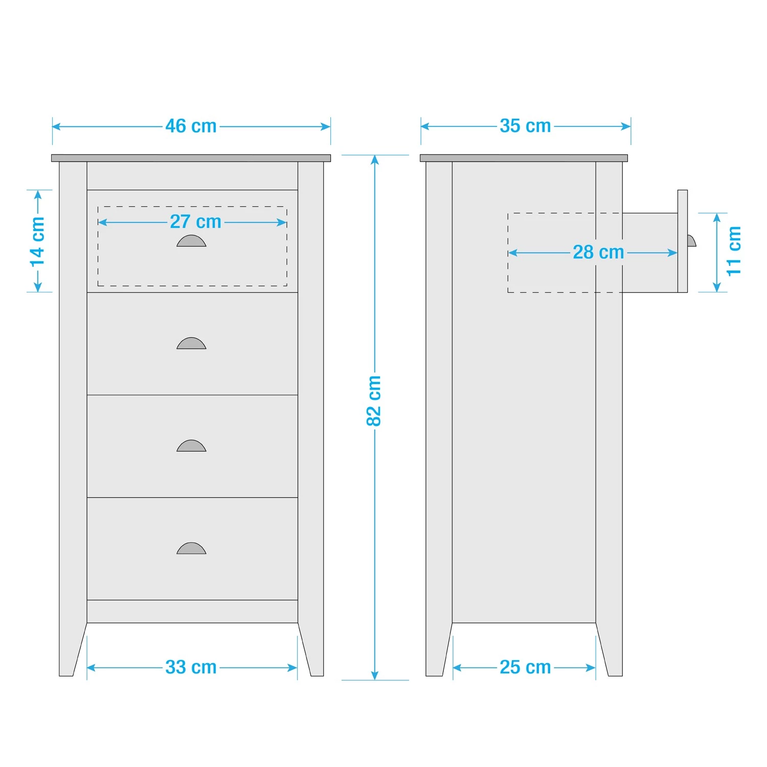 Maison Belfort Commode Rivery I - Pin massif - Blanc 12 Maison Belfort Commode Rivery I - Pin massif - Blanc – Image 12