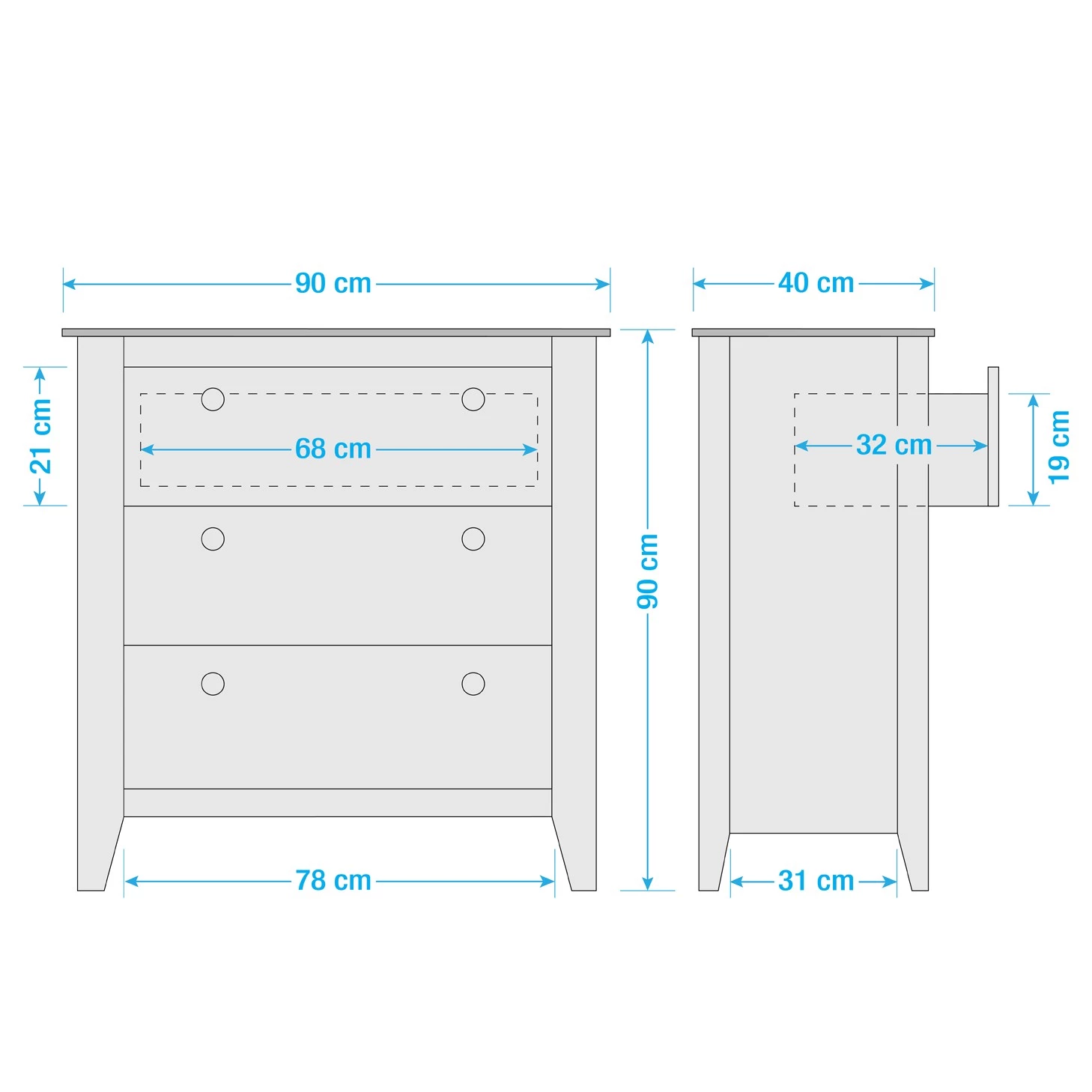 Maison Belfort Commode Belleria I - Pin massif - Vert olive clair 15 Maison Belfort Commode Belleria I - Pin massif - Vert olive clair – Image 15