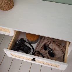 Maison Belfort Console Belleria - Pin massif - Blanc -Meubles de salle à manger Soldes Magasin 1000187588 200430 12442900008 DETAILS P000000001000187588