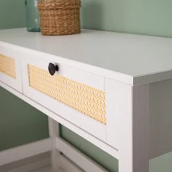 Maison Belfort Console Belleria - Pin massif - Blanc -Meubles de salle à manger Soldes Magasin 1000187588 200430 12443100011 DETAILS P000000001000187588