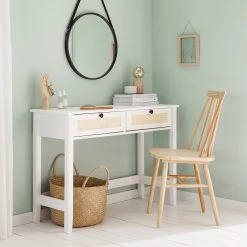 Maison Belfort Console Belleria - Pin massif - Blanc -Meubles de salle à manger Soldes Magasin 1000187588 200430 14091200006 MOOD DETAILS P000000001000187588 mood